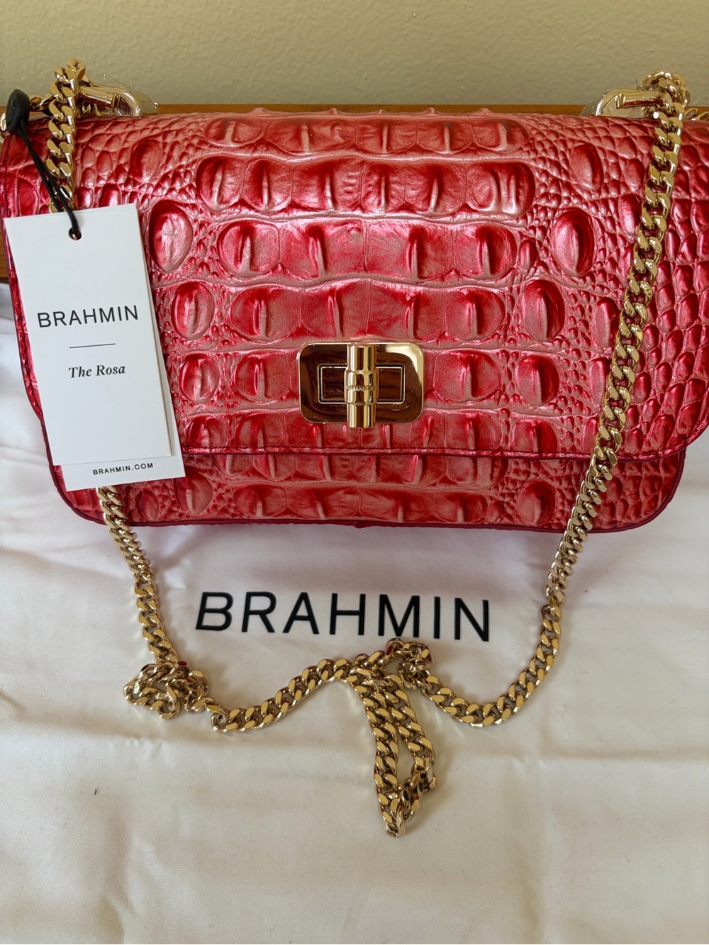 NWT Brahmin Rosa Melbourne Crossbody Shoulder Bag